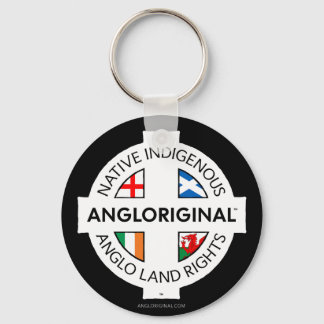 Angloriginal™ 4 nationers markrättigheter metallny nyckelring