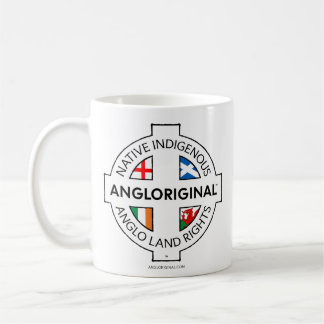Angloriginal™ 4 Nations markrättigheter Vit Mugg 1