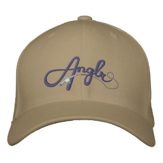 Anglr Hat Broderad Keps