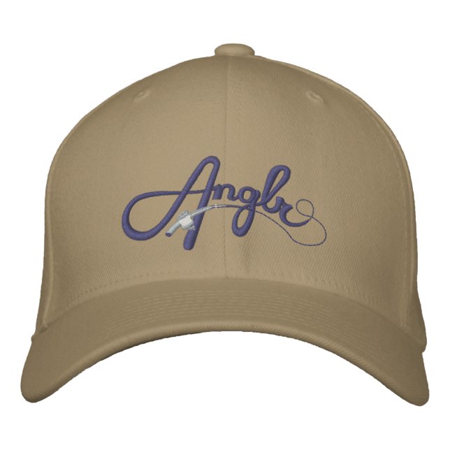Anglr Hat Broderad Keps (Framsida)