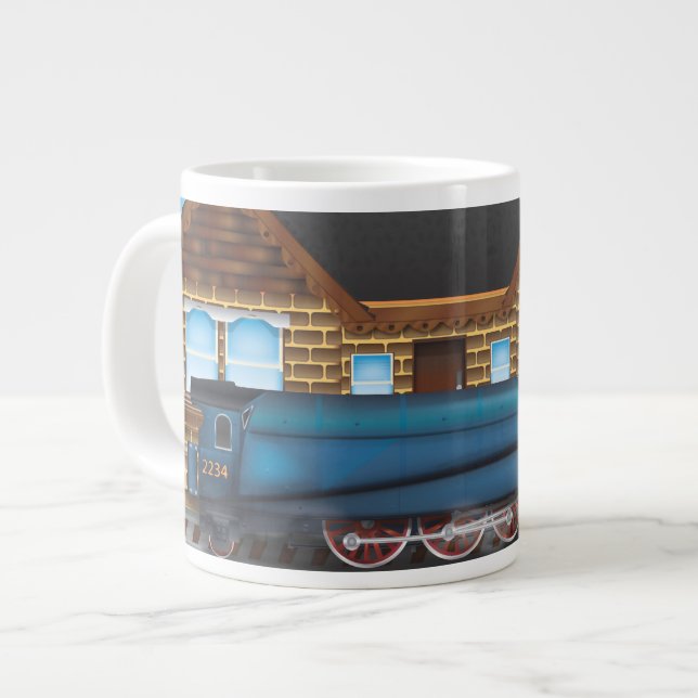 Ångmaskin Jumbo Mugg (Framsida vänster)