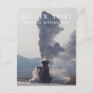 Ångmotor, "Jupiter" vid Golden Spike NHS, Utah Vykort