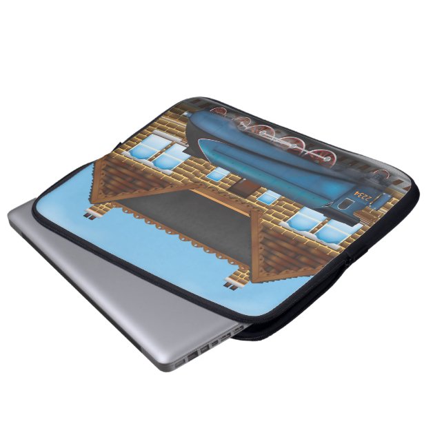 Ångmotor Laptop Sleeve (Framre botten)