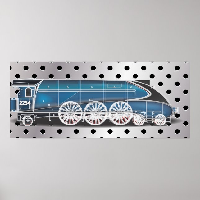 Ångmotor Poster (Framsidan)