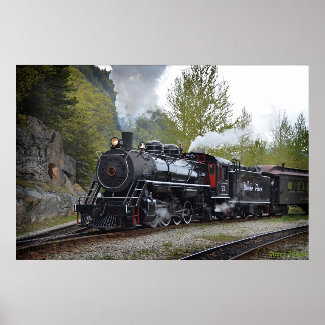 Ångmotor Poster (Framsidan)