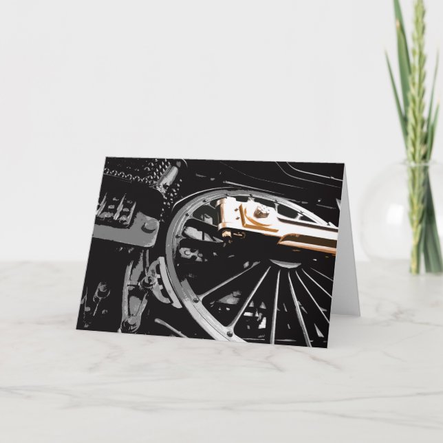 Ångmotorhjul Kort (Framsida)