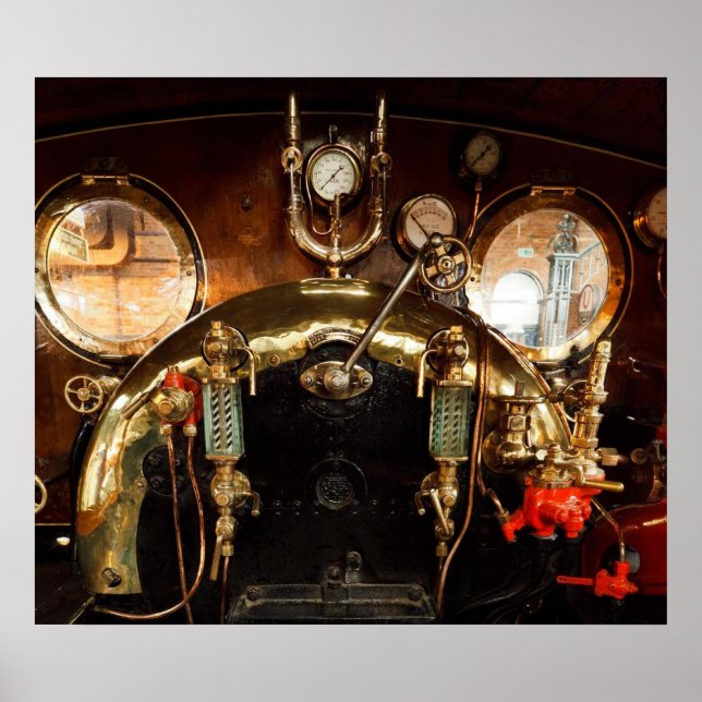 Ångmotorhytten Poster (Framsidan)