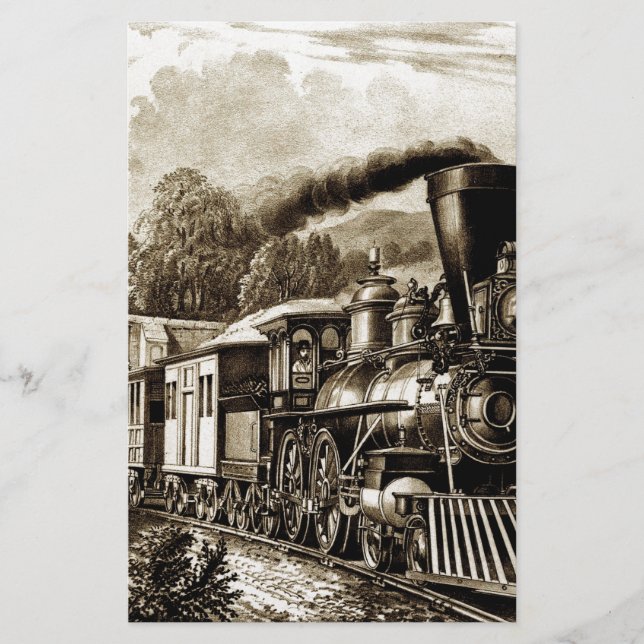 Ångmotorns lokomotiv (Framsida)