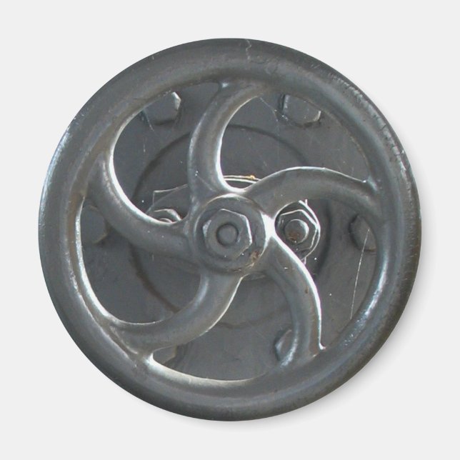 Ångmotorns tryckkraftsförskjutning magnet (Framsidan)