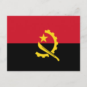 Angola - Angolanska Flagga Vykort