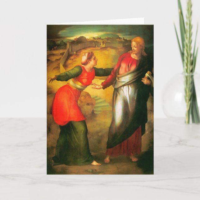 Angola Bronzoni - Touch Me not Helgkort (Framsida)