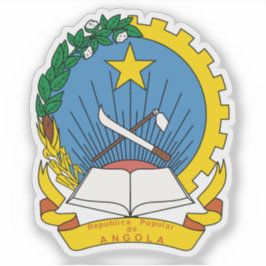 Angola emblem (1975-1992) klistermärken
