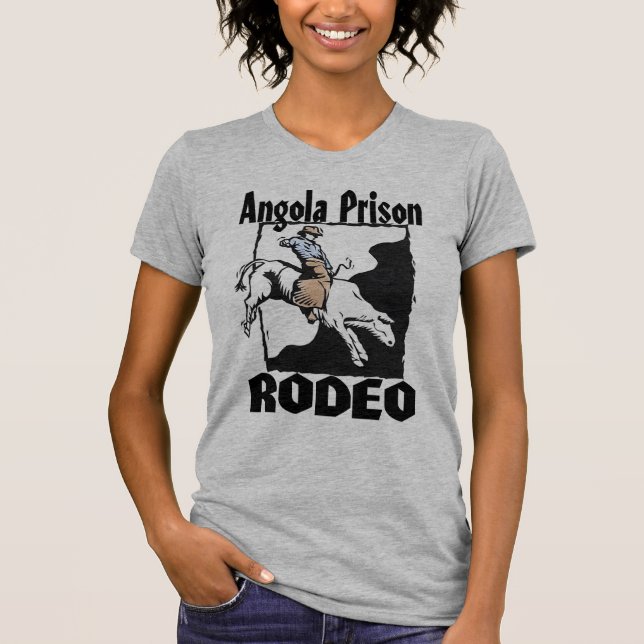 Angola-fängelset Rodeo Bull Rider T-shirt (Framsida)