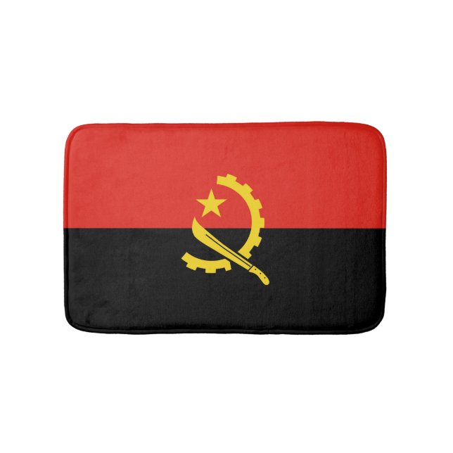 Angola flagga badrumsmatta (Framsidan)