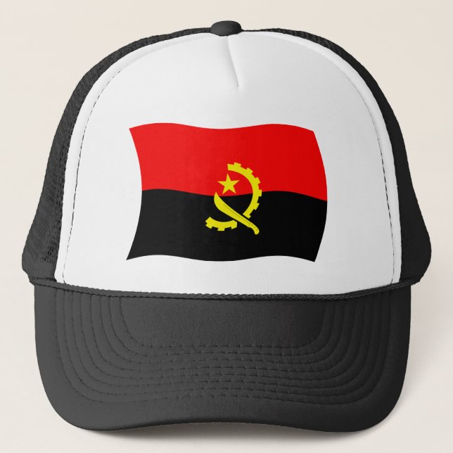 Angola Flagga Hatt Keps (Framsida)