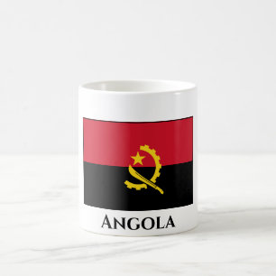 Angola Flagga Kaffemugg