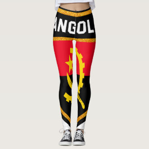 Angola flagga leggings