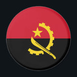 Angola Flagga Magnet<br><div class="desc">Magnet med Flagga Angola,  officiellt Republiken Angola.</div>