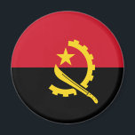 Angola Flagga Magnet<br><div class="desc">Magnet med Flagga Angola,  officiellt Republiken Angola.</div>
