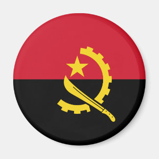 Angola Flagga Magnet