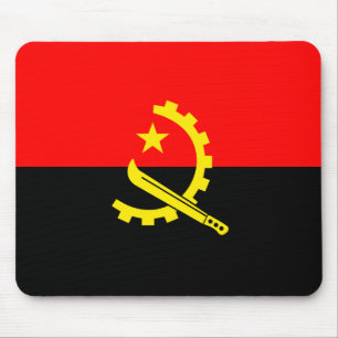 angola flagga mousepad musmatta