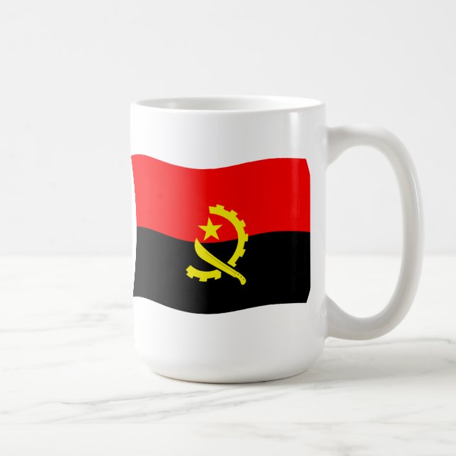 Angola Flagga Mugg (Höger)