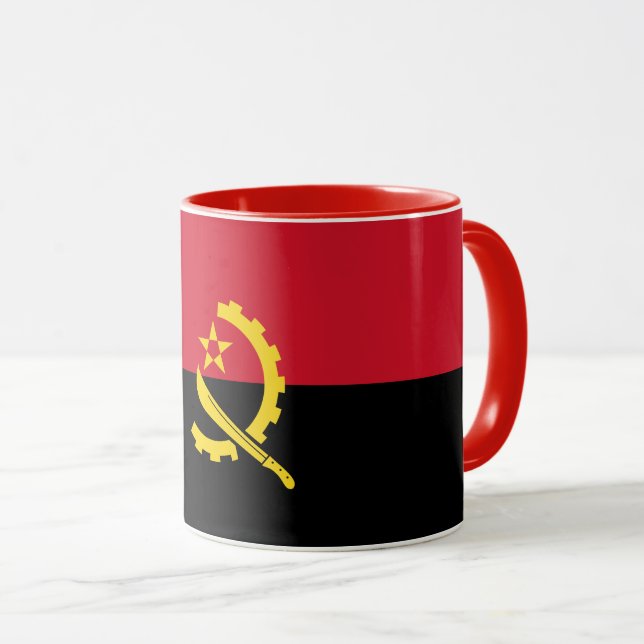 Angola flagga Mugg (Framsida höger)