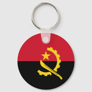 Angola Flagga Nyckelring
