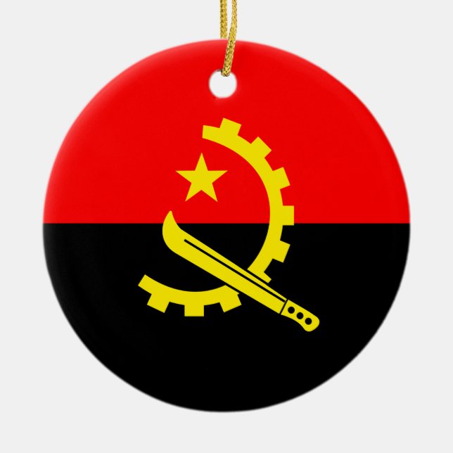 angola flagga ornament (Framsidan)