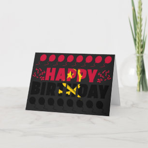 Angola Flagga Patriotic Birthday Kort