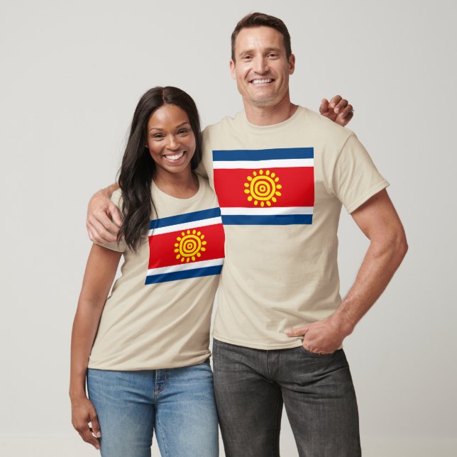 Angola Flagga T-shirt (Unisex)