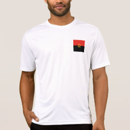 Angola flagga t shirt