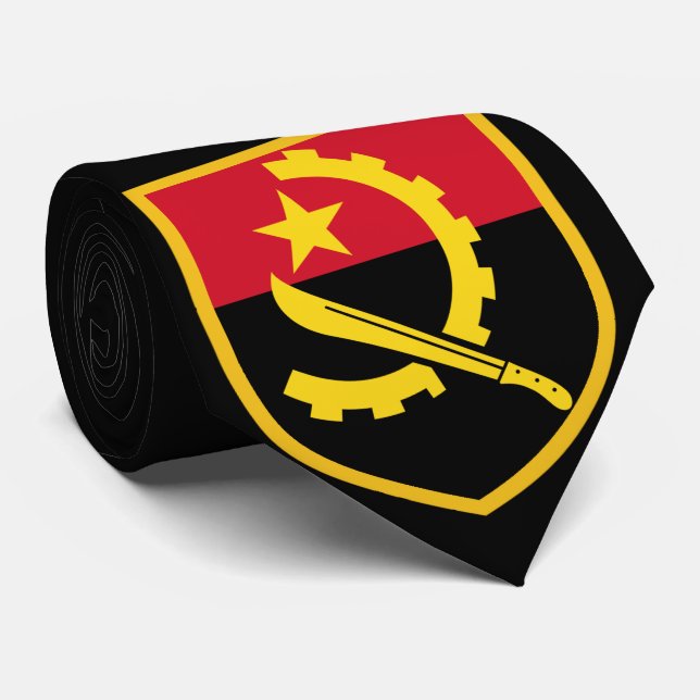 Angola Flagga Tie Slips (Rullad)