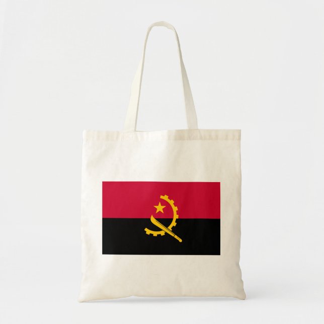Angola Flagga Tygkasse (Framsidan)