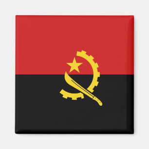 Angola flaggamagnet magnet