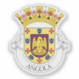 Angola föreslog jacka av arm (1932) klistermärken