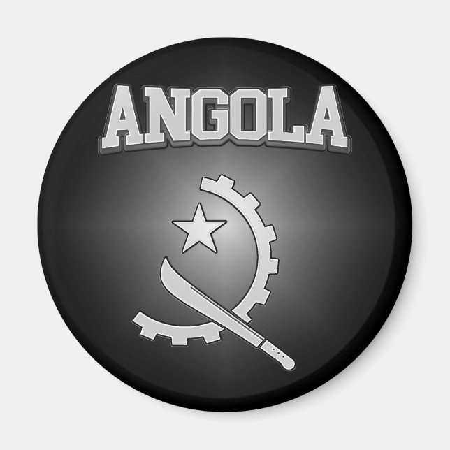 Angola Jackar om Arm Magnet (Framsidan)
