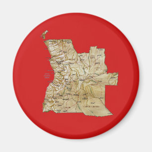 Angola Kartmagnet Magnet