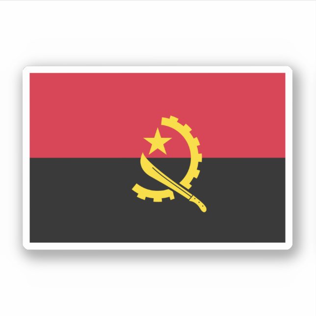 Angola Klistermärken (Framsida)