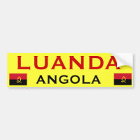 ANGOLA - Luanda rikliga Sticker*