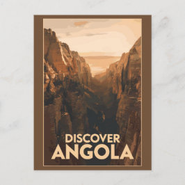 Angola Lubango Travel Art Vintage Vykort