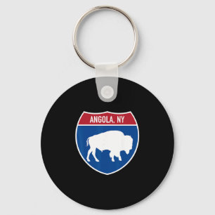 Angola New York Buffalo Ny Highway Interstate Skyl Nyckelring