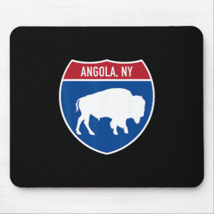 Angola New York Buffalo Ny Motorvägs Interstate Sk Musmatta