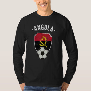 Angola Oceanen Angola Angola-Flagga Angola-Pridet T Shirt