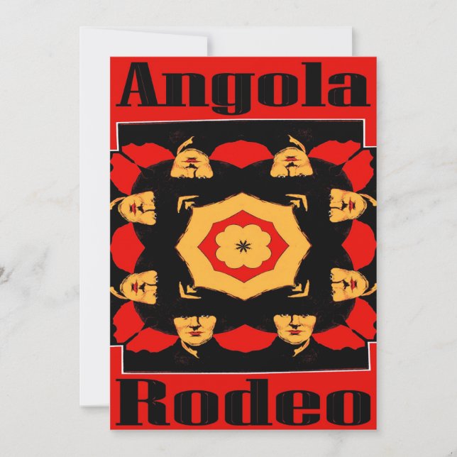 Angola Rodeo Poster (Framsida)