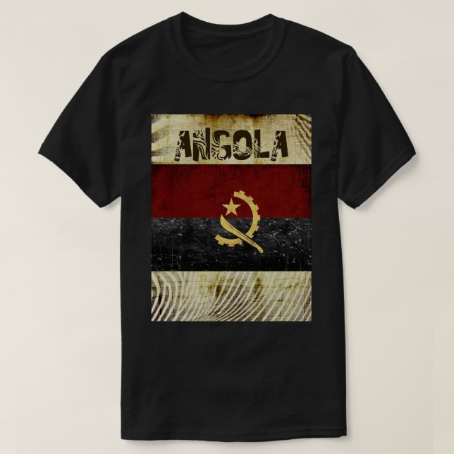 Angola T-Shirt Souvenir (Design framsida)