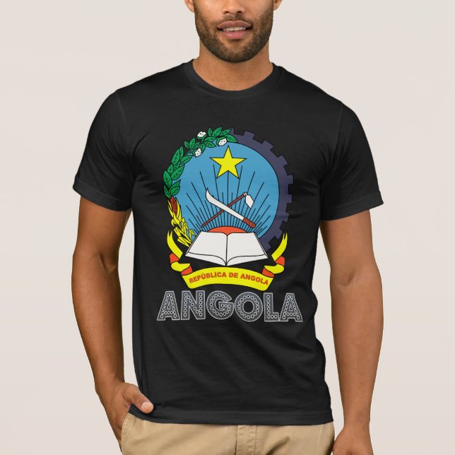 Angola vapensköld tee (Framsida)