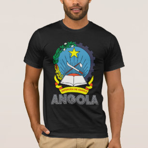 Angola vapensköld tee shirt