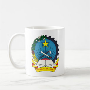 Angolas emblem kaffemugg