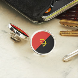 Angolas flagga kavajnål